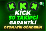 ⭐ [GARANTİLİ] KİCK 50 GERÇEK TAKİPÇİ ⭐