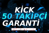 ⭐[GARANTİLİ] KİCK 50 TAKİPÇİ ⭐