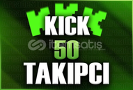 ⭐[GARANTİLİ] KİCK 50 TAKİPÇİ ⭐