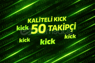 ⭐[GARANTİLİ] KİCK 50 TAKİPÇİ KALİTELİ ⭐