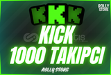 ⚡GARANTİLİ⚡ Kick 1.000 Adet Garantili Takipçi ⚡