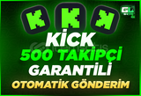 ⭐ [GARANTİLİ] KİCK 500 GERÇEK TAKİPÇİ ⭐