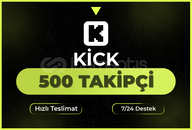 ⭐️[GARANTİLİ] Kick 500 Takipçi⭐️