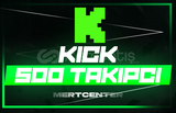 ⭐️[GARANTİLİ] KİCK 500 TAKİPÇİ⭐️