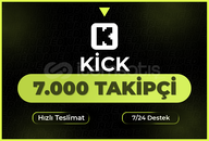 ⭐️[GARANTİLİ] Kick 7000 Takipçi⭐️