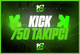 ⭐️[GARANTİLİ] KİCK 750 TAKİPÇİ⭐️