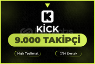 ⭐️[GARANTİLİ] Kick 9000 Takipçi⭐️