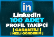 ⭐[GARANTİLİ] LİNKEDİN 100 ADET PROFİL TAKİPÇİ⭐