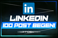 ⭐[GARANTİLİ] LİNKEDİN 100 POST BEĞENİ⭐