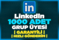 ⭐[GARANTİLİ] LİNKEDİN 1000 ADET GRUP ÜYESİ