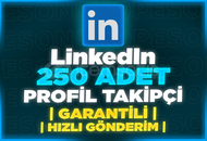 ⭐[GARANTİLİ] LİNKEDİN 250 ADET PROFİL TAKİPÇİ⭐