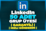 ⭐[GARANTİLİ] LİNKEDİN 50 ADET GRUP ÜYESİ
