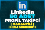 ⭐[GARANTİLİ] LİNKEDİN 50 ADET PROFİL TAKİPÇİ⭐