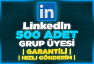 ⭐[GARANTİLİ] LİNKEDİN 500 ADET GRUP ÜYESİ