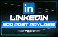 ⭐[GARANTİLİ] LİNKEDİN 500 PAYLAŞIM⭐
