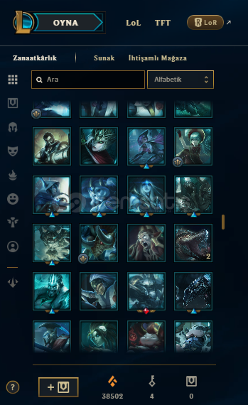 GARANTILI LOL HESABI DOLU 700+ SKIN GARANTILI LOL HESABI DOLU 700+ SKIN
