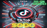 ⭐[GARANTİLİ]⭐Organik Tiktok +5000 Takipçi⭐