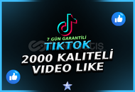 ⭐[GARANTİLİ-OTO] 2.000 Kaliteli Video Like‎