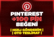 ⭐[GARANTİLİ] PİNTEREST 100 ADET PİN BEĞENİ⭐