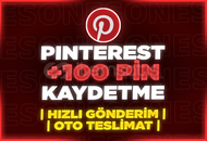 ⭐[GARANTİLİ] PİNTEREST 100 ADET PİN KAYDETME⭐