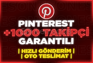 ⭐[GARANTİLİ] PİNTEREST 1000 ADET KALİTE TAKİPÇİ
