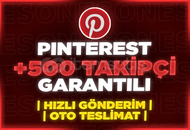 ⭐[GARANTİLİ] PİNTEREST 500 ADET KALİTE TAKİPÇİ