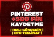 ⭐[GARANTİLİ] PİNTEREST 500 ADET PİN KAYDETME⭐