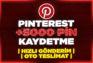⭐[GARANTİLİ] PİNTEREST 5000 ADET PİN KAYDETME⭐