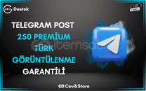⭐️[GARANTİLİ] PREMİUM 250 TÜRK GÖRÜNTÜLENME⭐️