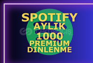 GARANTİLİ | SPOTIFY 1000 AYLIK DİNLENME