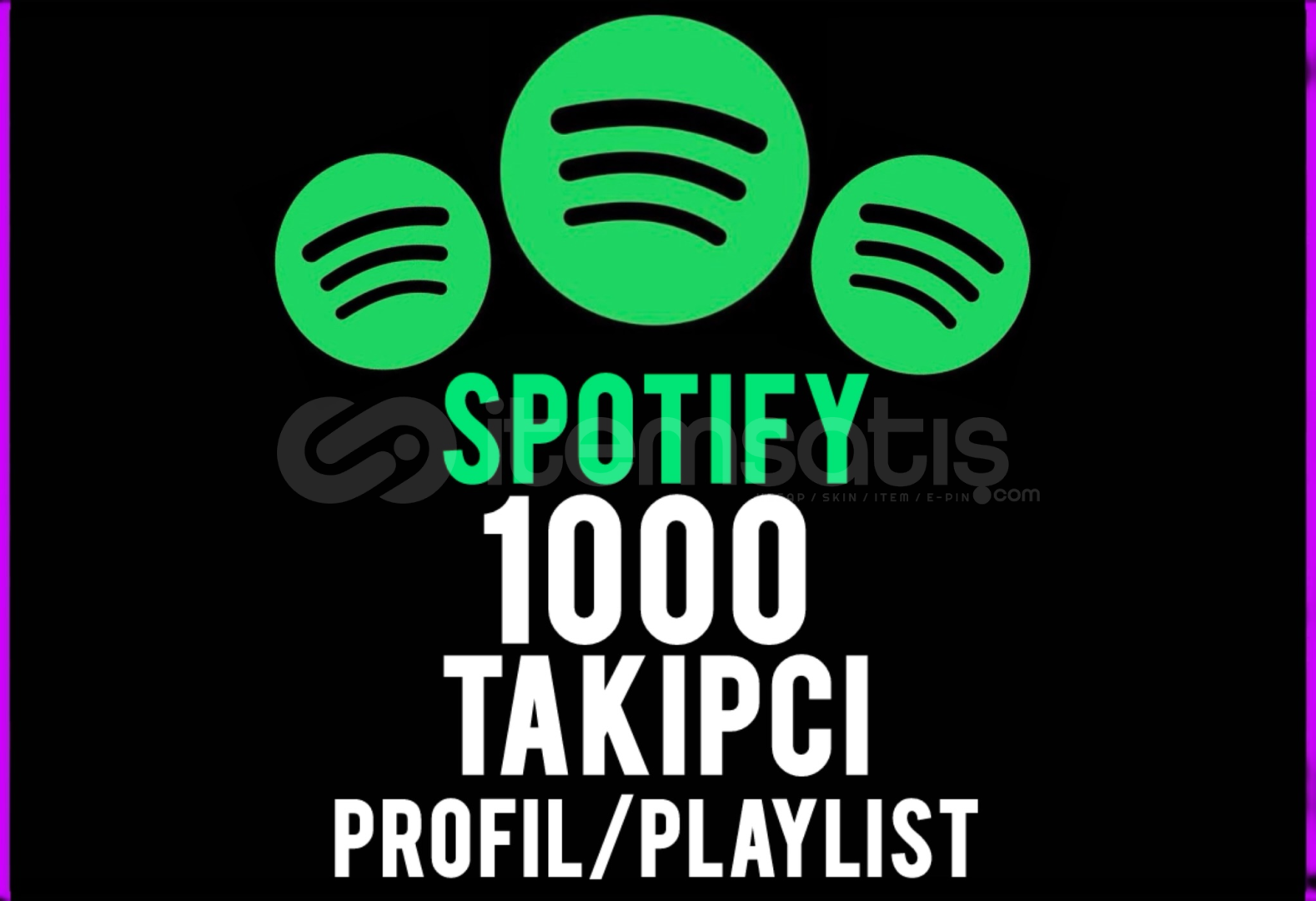 ⭐️GARANTİLİ⭐️ Spotify 1000 Profil/Playlist ⭐️GARANTİLİ⭐️ Spotify 1000 Profil/Playlist