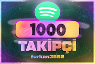  ⭐[GARANTİLİ] Spotify 1000 Takipçi⭐