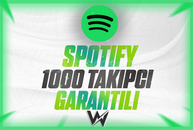 ⭐[GARANTİLİ] SPOTİFY 1000 TAKİPÇİ⭐