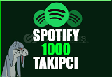 (GARANTİLİ) Spotify 1000 Takipçi