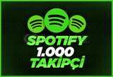 (GARANTİLİ) Spotify 1000 Takipçi/Playist