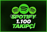 ⭐[GARANTİLİ] SPOTİFY 1100 TAKİPÇİ⭐