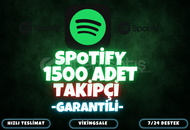 ⭐️[GARANTİLİ] SPOTİFY 1500 TAKİPÇİ⭐️