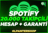 ⭐[GARANTİLİ] SPOTİFY 20000 TAKİPÇİLİ HESAP⭐