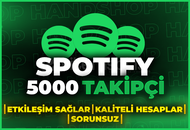 ⭐[GARANTİLİ] SPOTİFY 5000 GERÇEK TAKİPÇİ⭐