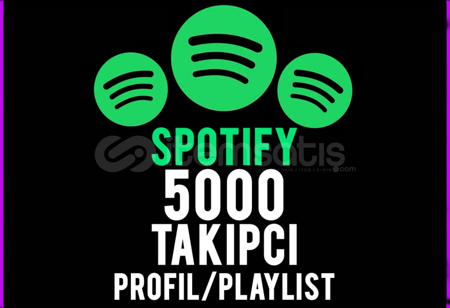 ⭐️GARANTİLİ⭐️ Spotify 5000 Profil/Playlist ⭐️GARANTİLİ⭐️ Spotify 5000 Profil/Playlist