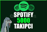 (GARANTİLİ) Spotify 5000 Takipçi