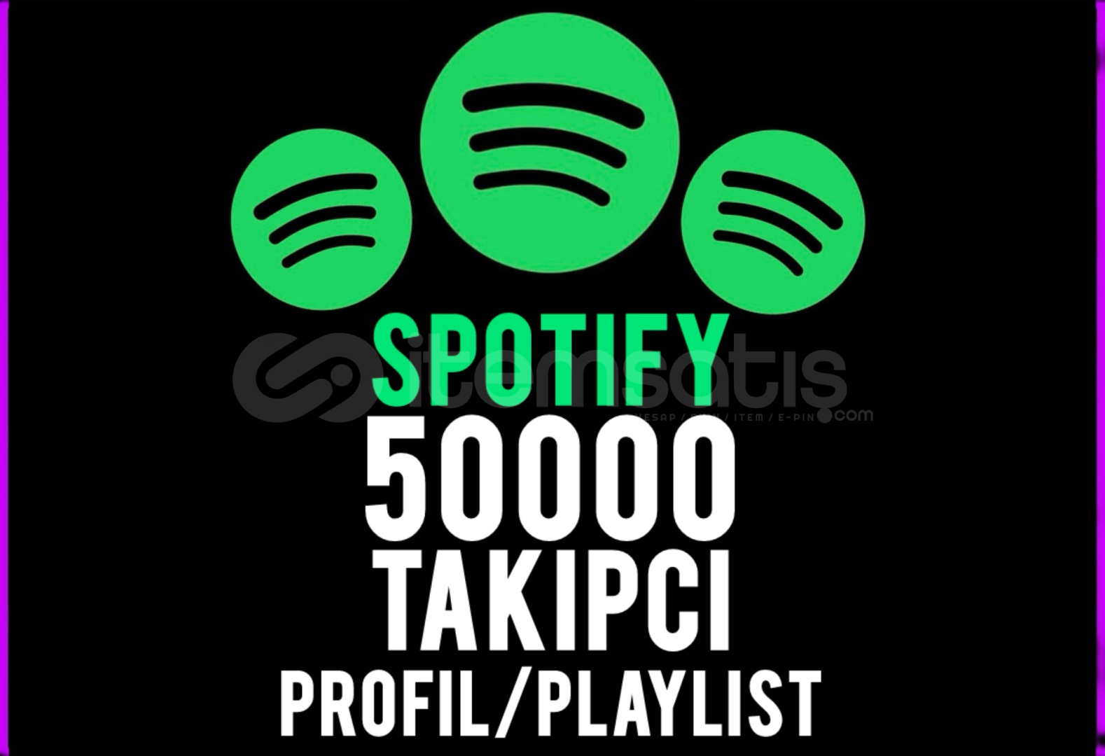 ⭐️GARANTİLİ⭐️ Spotify 50000 Profil/Playlist ⭐️GARANTİLİ⭐️ Spotify 50000 Profil/Playlist