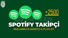 [GARANTİLİ] SPOTİFY TAKİPÇİ ORGANİK +2500