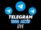 (GARANTİLİ) TELEGRAM 1000 AKTİF ÜYE