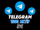 (GARANTİLİ) TELEGRAM 1000 AKTİF ÜYE