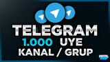 ⭐[GARANTİLİ] TELEGRAM 1000 AKTİF ÜYE⭐