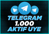 ⭐[HIZLI] TELEGRAM 1000 AKTİF ÜYE⭐