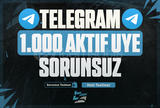 ⭐[GARANTİLİ] TELEGRAM 1000 AKTİF ÜYE⭐