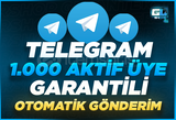 ⭐ [GARANTİLİ] TELEGRAM 1.000 AKTİF ÜYE ⭐