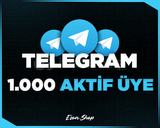 ⭐[GARANTİLİ] TELEGRAM 1000 AKTİF ÜYE⭐